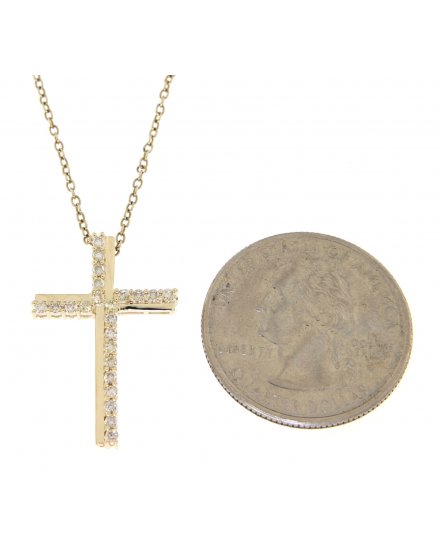 CROSS DIAMOND PENDANT (TP1538)