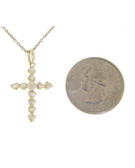 CROSS DIAMOND PENDANT (TP1541)