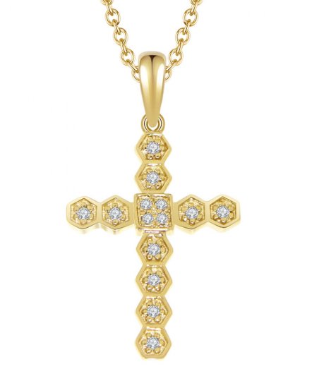 CROSS DIAMOND PENDANT (TP1542)