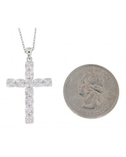 CROSS DIAMOND PENDANT (TP1543)