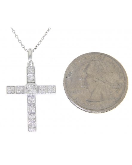 CROSS DIAMOND PENDANT (TP1546)