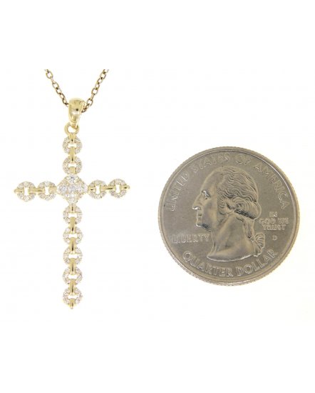 CROSS DIAMOND PENDANT (TP1547)