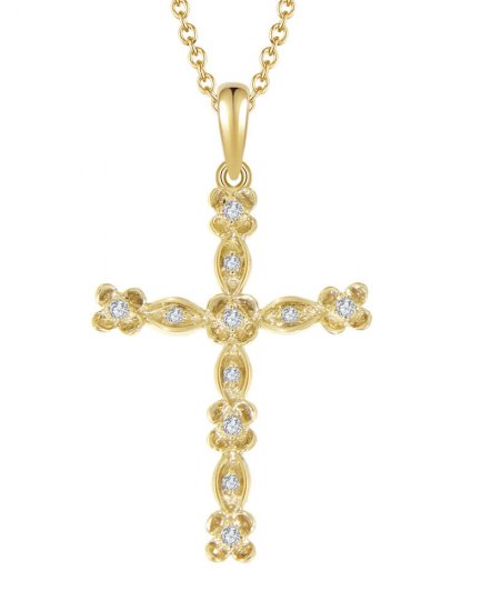  CROSS DIAMOND PENDANT (TP1550)
