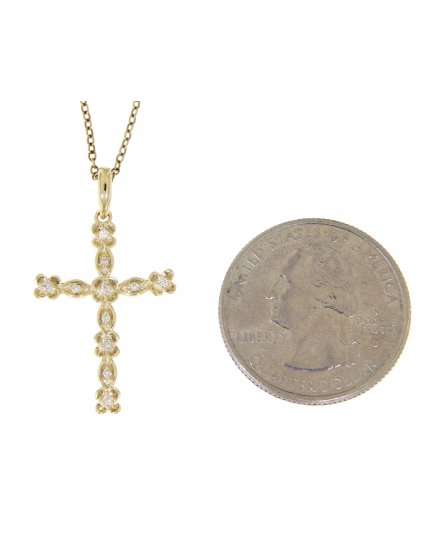  CROSS DIAMOND PENDANT (TP1550)