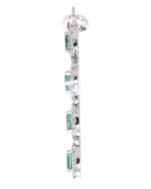 CROSS EMERALD DIAMOND PENDANT (TP1553)