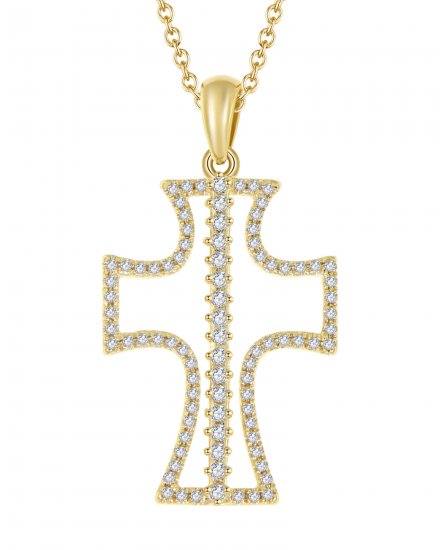 CROSS DIAMOND PENDANT (TP1554)