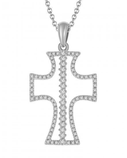 CROSS DIAMOND PENDANT (TP1554)