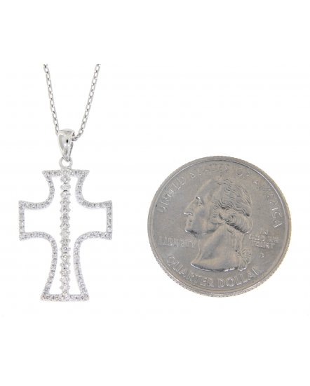 CROSS DIAMOND PENDANT (TP1554)