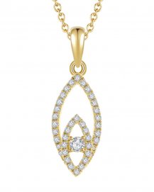 MARQUISE STYLE DIAMOND PENDANT (TP1557)