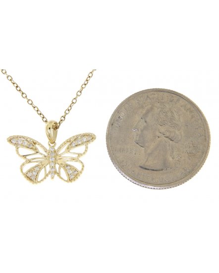BUTTERFLY DIAMOND PENDANT (TP1573)