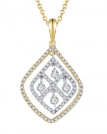 LEAF DIAMOND PENDANT (TP1575)