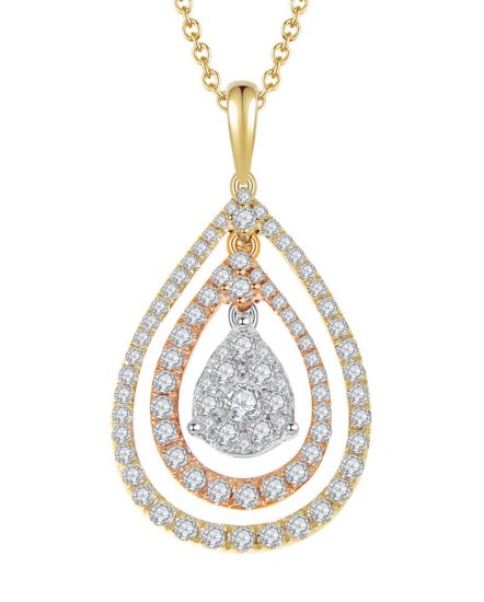 PEAR DIAMOND PENDANT (TP1576)