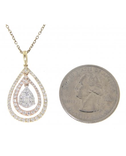 PEAR DIAMOND PENDANT (TP1576)