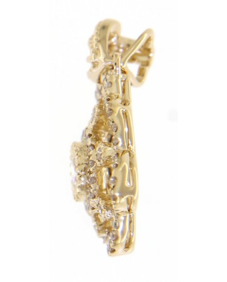 FLORAL STYLE DIAMOND PENDANT (TP1577)