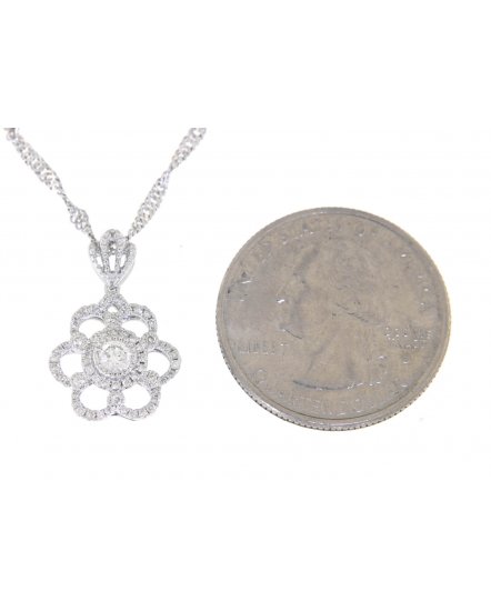 FLORAL STYLE DIAMOND PENDANT (TP1577)