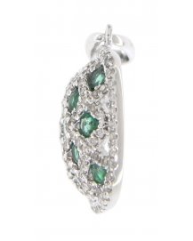 CUSHION STYLE EMERALD DIAMOND PENDANT (TP1581)