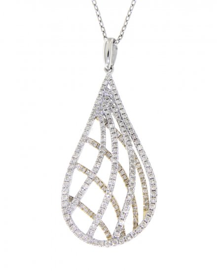PEAR DIAMOND PENDANT (TP1586)