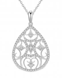 PEAR DIAMOND PENDANT (TP1590)