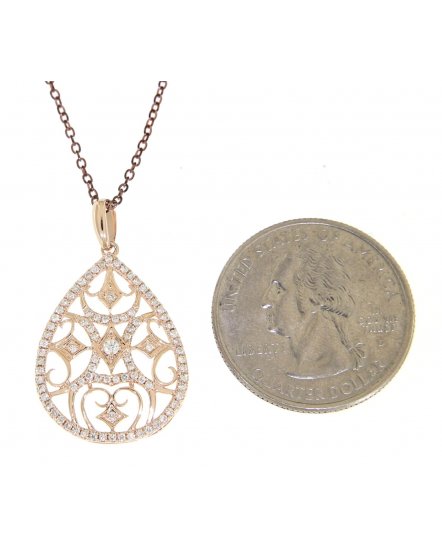 PEAR DIAMOND PENDANT (TP1590)