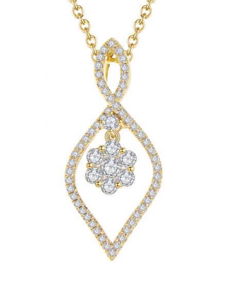 LEAF STYLE DIAMOND PENDANT (TP1600)