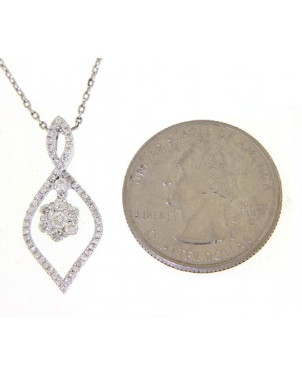 LEAF STYLE DIAMOND PENDANT (TP1600)