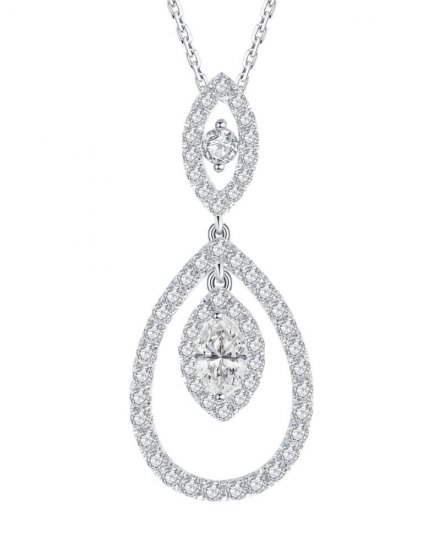 PEAR STYLE DIAMOND PENDANT (TP1621)