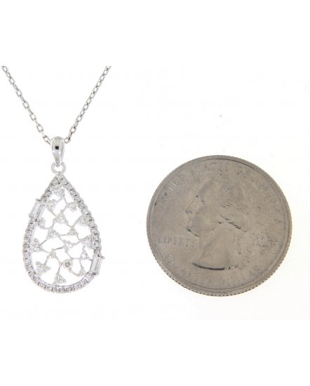 PEAR STYLE DIAMOND PENDANT (TP1635)