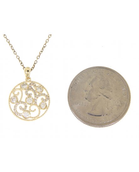 ROUND DIAMOND PENDANT (TP1650)