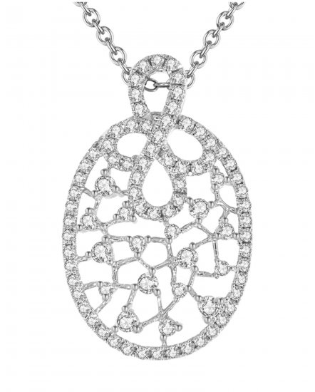 OVAL STYLE DIAMOND PENDANT (TP1662)
