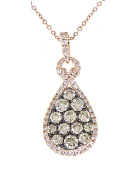 PEAR STYLE DIAMOND PENDANT (TP1671)