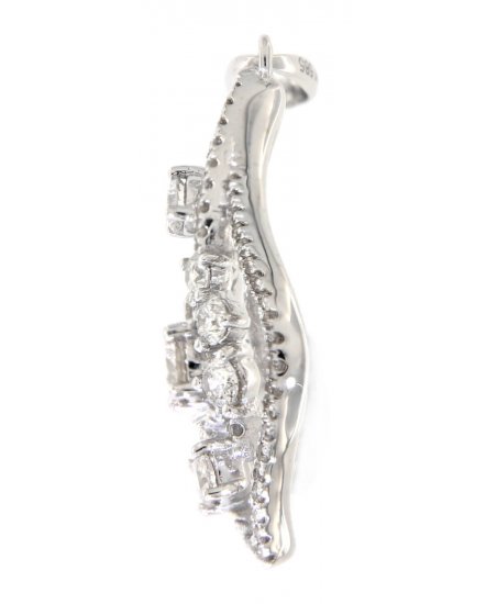 LEAF STYLE DIAMOND PENDANT (TP1672)