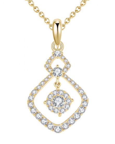 SQUARE SHAPE DIAMOND PENDANT (TP1680)