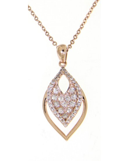 LEAF STYLE DIAMOND PENDANT (TP1686)