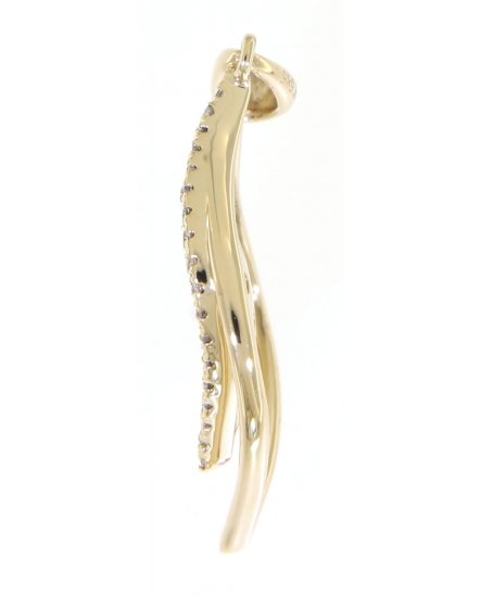 LEAF STYLE DIAMOND PENDANT (TP1686)