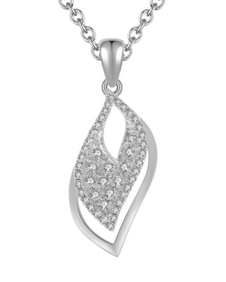 LEAF STYLE DIAMOND PENDANT (TP1687)