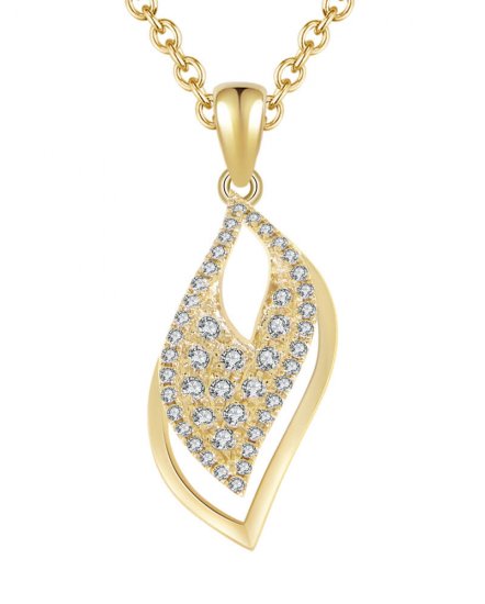 LEAF STYLE DIAMOND PENDANT (TP1687)