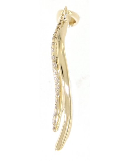 LEAF STYLE DIAMOND PENDANT (TP1687)