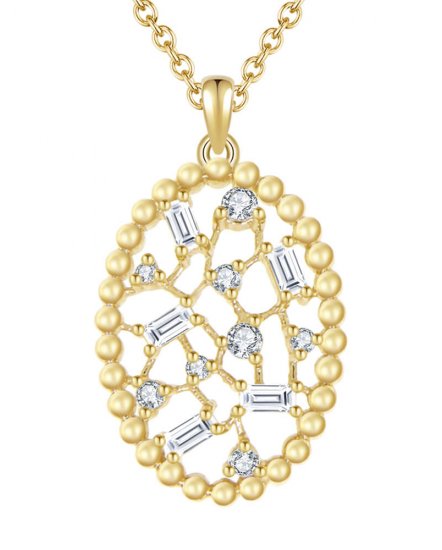 OVAL STYLE DIAMOND PENDANT (TP1691)