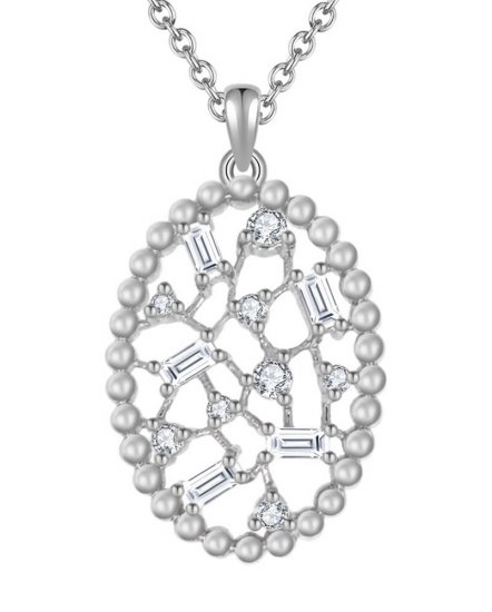OVAL STYLE DIAMOND PENDANT (TP1691)