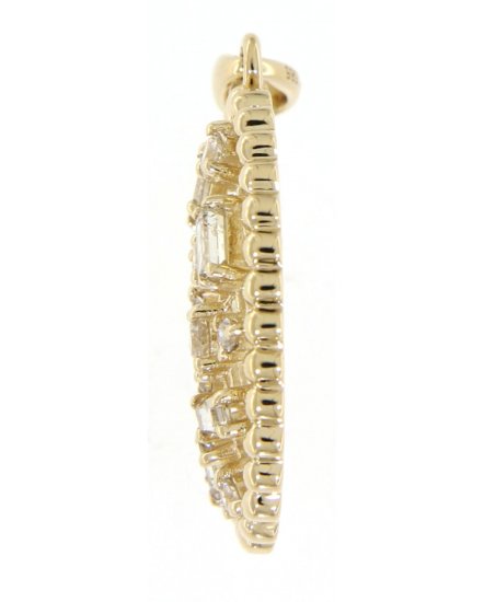 OVAL STYLE DIAMOND PENDANT (TP1691)