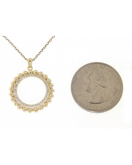 ROUND DIAMOND PENDANT (TP1698)