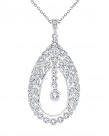 PEAR DIAMOND PENDANT (TP1706)