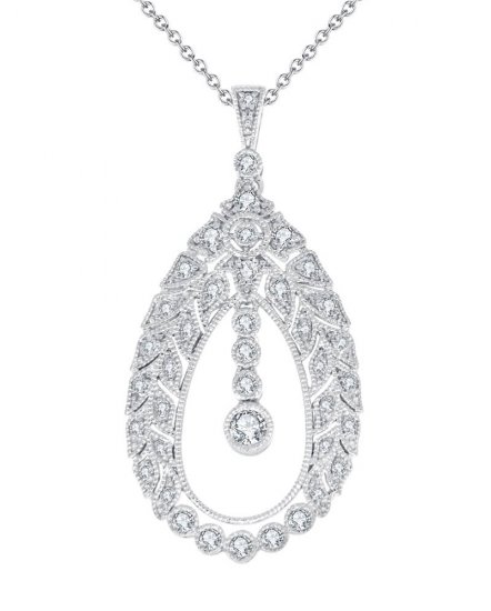 PEAR DIAMOND PENDANT (TP1706)