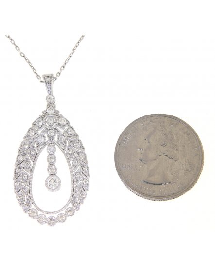 PEAR DIAMOND PENDANT (TP1706)