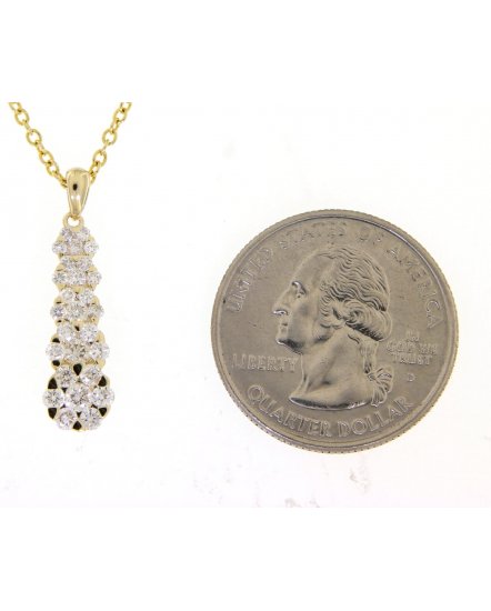 CLUSTER DIAMOND PENDANT (TP1715)