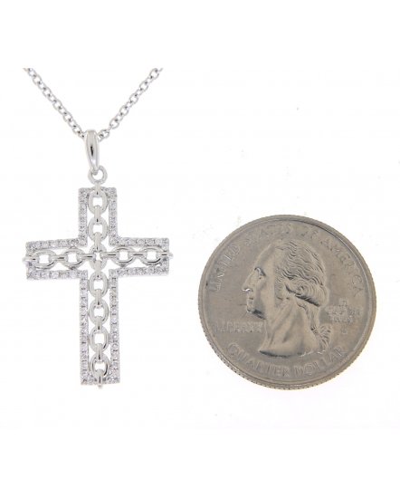 CROSS DIAMOND PENDANT (TP1740)