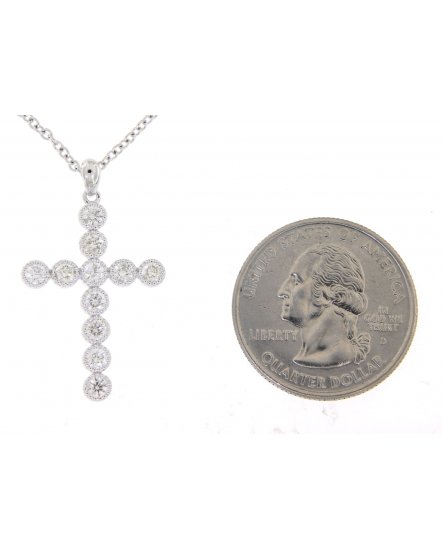 CROSS DIAMOND PENDANT (TP1743)