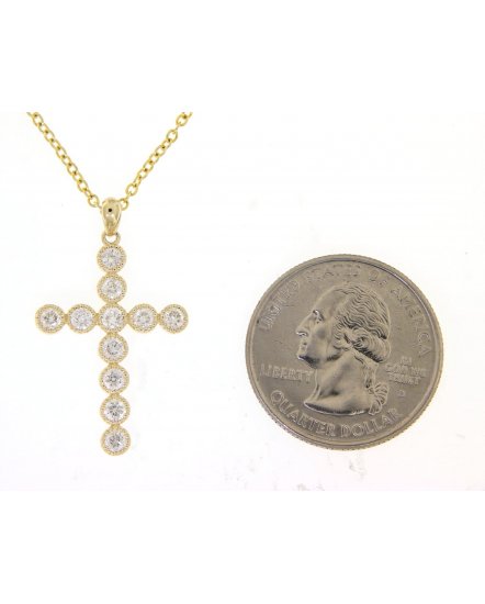 CROSS DIAMOND PENDANT (TP1743)
