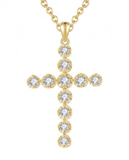 CROSS DIAMOND PENDANT (TP1744)