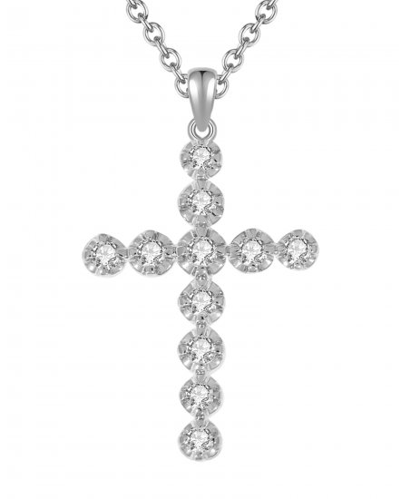 CROSS DIAMOND PENDANT (TP1744)